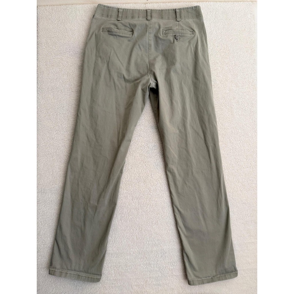 Lee Extreme Comfort Mens 36x34 Green Regular Fit Stretch Chino Pants 104273520 - Picture 2 of 10